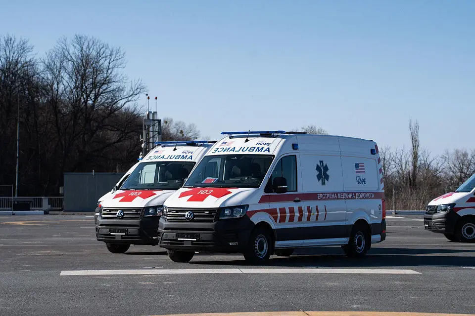 Ambulance Handover Ceremony at Parkovy