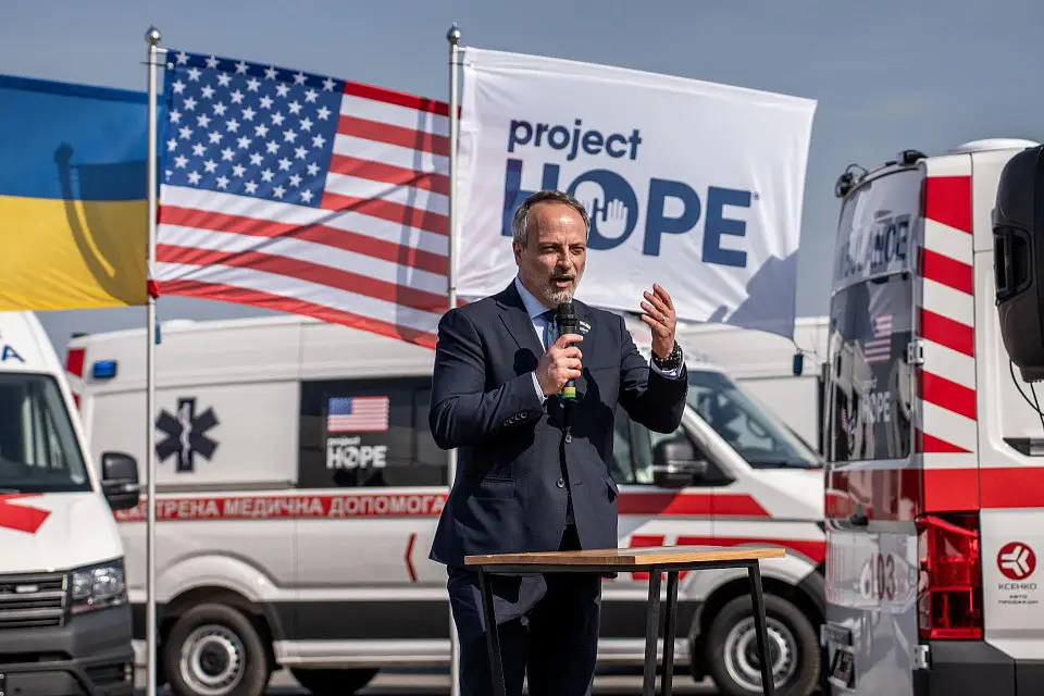 Ambulance Handover Ceremony at Parkovy