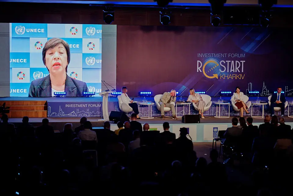 An investment forum "Kharkiv: Restart", dedicated to the restoration of the city of Kharkiv, was held at CEC Parkovy