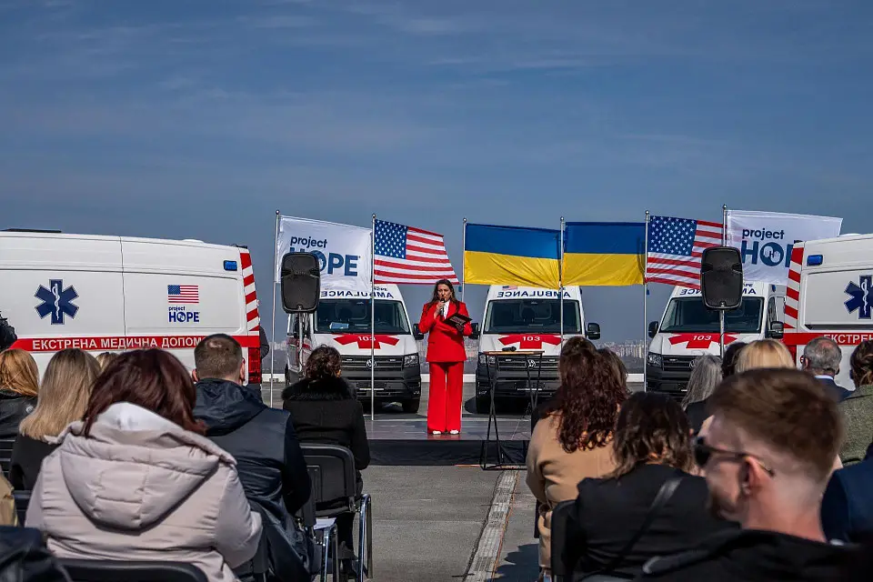 Ambulance Handover Ceremony at Parkovy