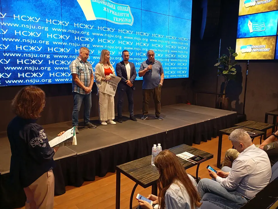 Presentation of the documentary “On The Frontier. The Heroic Story of the Journalist from the Front-Line Newspaper” took place in Parkovy